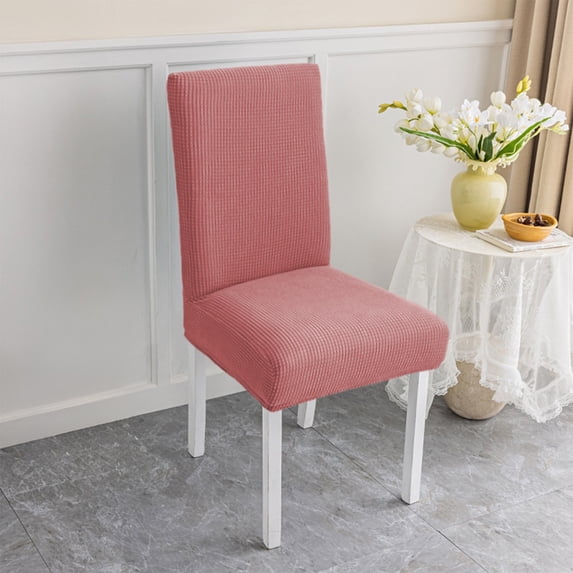 Surpdew Dining Chair Covers Set Of 4 Stretch Chair Covers For Dining Room Large Dining Room Chair Slipcovers Dining Chair Covers Kitchen Removable Washable Parsons Side Chair Slipcover Soft Protector
