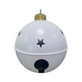 thumbnail image 1 of Surpdew Giant Inflatable Christmas Balls, 24In Pvc Jingle Bell Inflatable Ball Large Outdoor Indoor Christmas Inflatable Yard Deco,Oversized Blow Up Balls For Garden Yard Patio Decorations White-1, 1 of 6