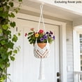 thumbnail image 1 of Surpdew Hanging Planter Hanging Flower Pot Holders, Macrame Plant Holder Rope ,Indoor Macrame For Up To 8 Inch Pot Crochet, Hanging Plants Holder Basket, Boho Plant Hanger Holder For Indoor Outdoor, 1 of 8
