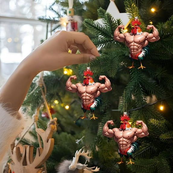 Surpdew Holiday Decor Christmas Christmas Decorations Hanging Ornaments Christmas Decorations Christmas Gifts Christmas Tree Ornaments Car Decorations Multicolor