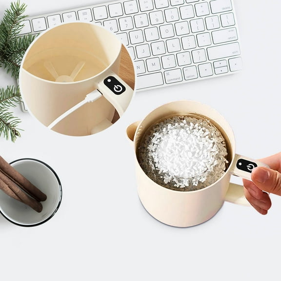 Surpdew Kitchen & Dining Utensils Multifunction Electricc Egg Beater Beige