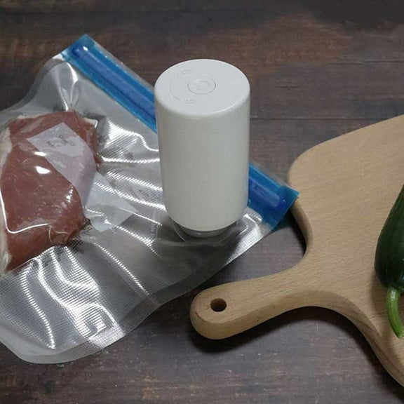 Surpdew Kitchen & Dining Utensils Vacuum Small Household Kitchen Fresh Keeping Bag Food Packaging Vacuum Sealing White