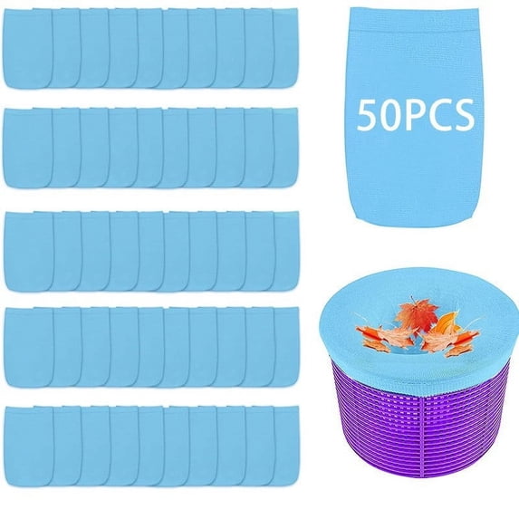 Surpdew Pool Skimmer Filter Socks For Above Ground And Inground Pool Skimmer Basketnets Fine Mesh Screen Socks For Pool Skimmer Basket Blue F 24*13*10