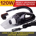 thumbnail image 1 of Surpdew Powerful Car Vacuum Cleaner, Handheld, Wet & Dry Use, 2024 Auto Detailing Must-Have, Perfect For Interior Clean-Up Black Free Size, 1 of 8