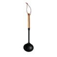 thumbnail image 1 of Surpdew Silicone Cooking Ladle Spoon: 2Pack Silicone Kitchen Utensil With Long Wooden Handles, Heat Resistant Cookware, Protects Surfaces With Gentle Head Design, Professional Chef Wok Soup Ladle, 1 of 7
