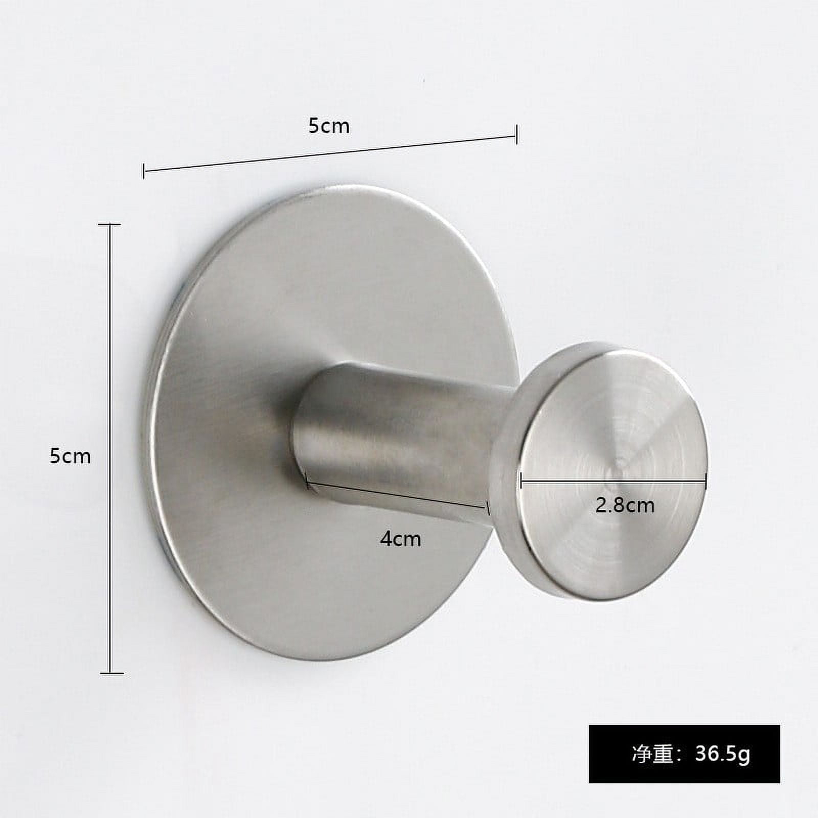 Surpdew Stainless Steel Bathroom Hook,Single Towel & Coat Hook, Metal ...