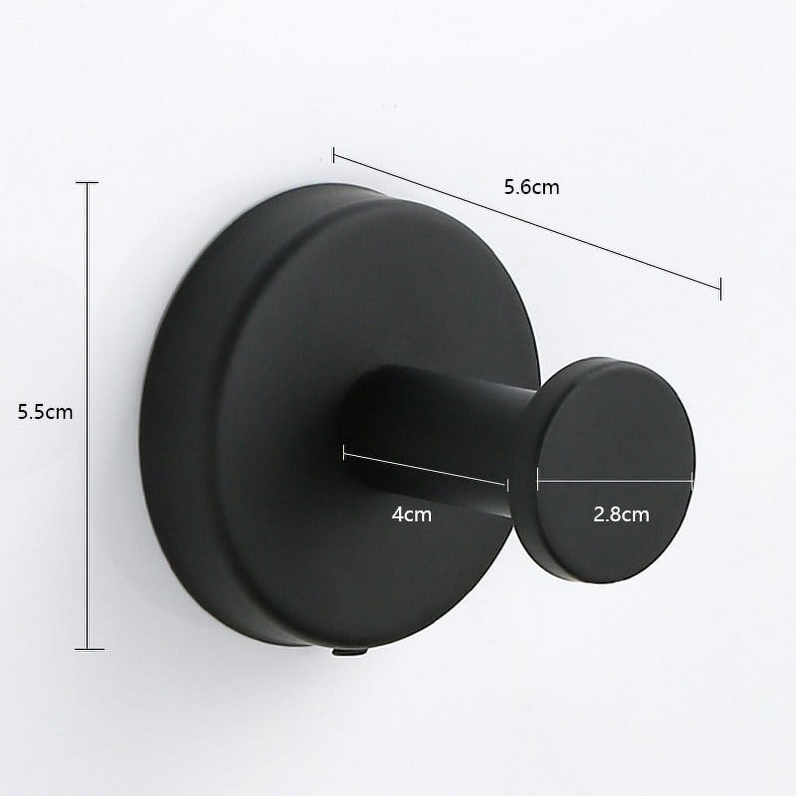 Surpdew Stainless Steel Bathroom Hook,Single Towel & Coat Hook, Metal ...