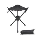 thumbnail image 1 of Surpdew Travel Folding Camping Stool, Portable Tripod Chair And Maximum Weight 300 Lbs Outdoor Portable Party Chair Fishing Chairs Seat For Camping Fishing Hiking Gardening And Garden Painting Black, 1 of 4