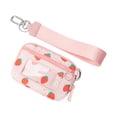 thumbnail image 1 of Surpdew Wristlet Keychain Wallets For Women Rfid Blocking Credit Card Holder Small Zipper Coin Purse Change Pouch With Id Window And Detachable Wrist Strap, Portable Organizer Keychain Wallet, 1 of 5