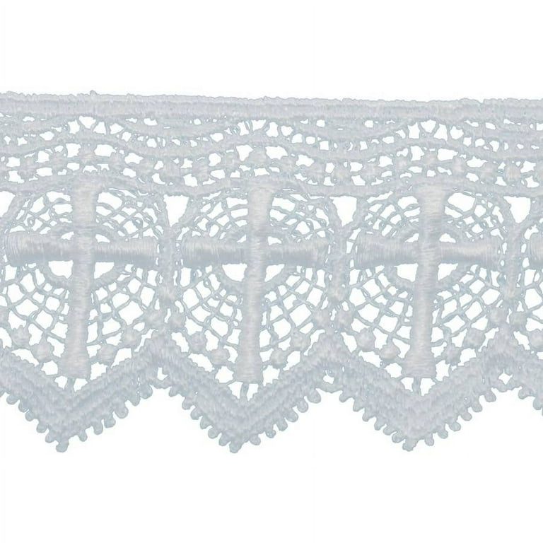 60mm Guipure Off-White Lace Trim  Ribbons and Trims – My Sewing Box