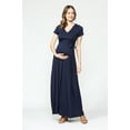 thumbnail image 1 of Surplice Maternity Nursing Maxi Dress, 1 of 3