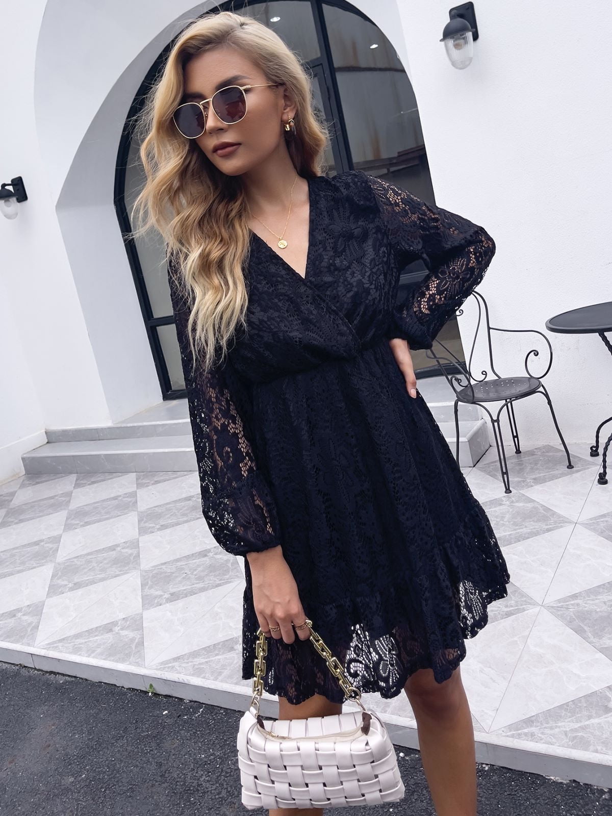kiss the sky alessandra spliced velvet & lace slip dress Velvet dress with lace bustier – Alessandra Rich main image 0