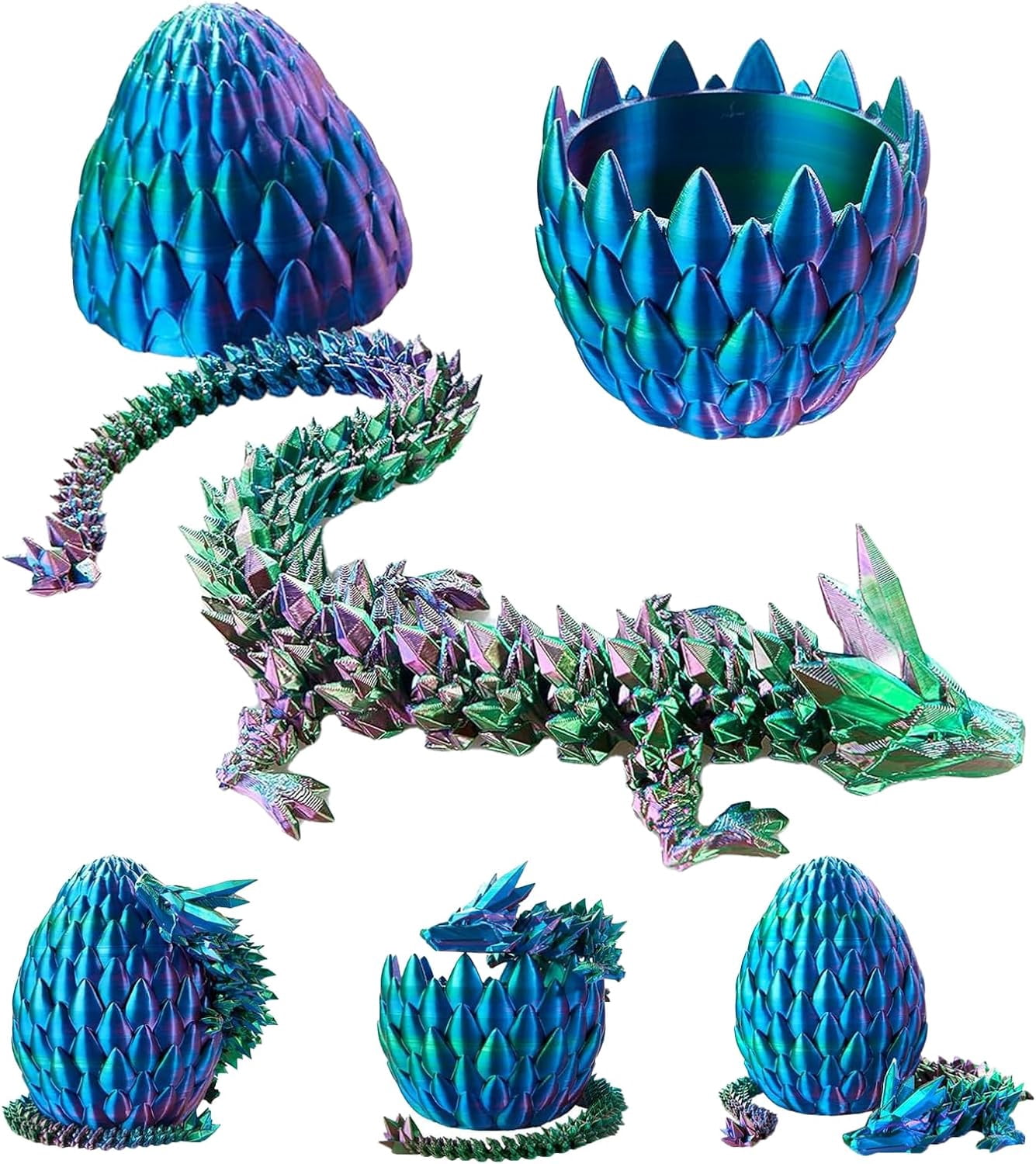 Surprise Dragon Eggs Dragon Eggs With Dragon Inside 3D Printed Surprise dragon eggs dragon eggs with dragon inside 3d printed