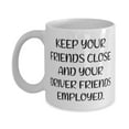 thumbnail image 1 of Surprise Driver Gifts, KEEP YOUR FRIENDS CLOSE AND YOUR DRIVER, New Birthday 15oz Mug Gifts For Coworkers From Team Leader, 1 of 6