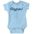 thumbnail image 1 of Surprise Gender Reveal Unplanned Romper Boys or Girls Infant Baby Brisco Brands 18M, 1 of 6