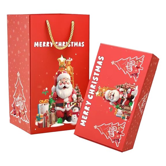 Surprise Gift Box, Christmas Surprise Gift Box Set, 2025 Newly Explosion Merry Christmas Pop-Up Gifts Box Surprising Bouncing Gift Boxes for Money or Birthday(B)