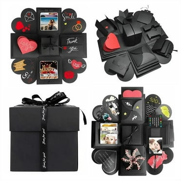 Kiplyki Multi-layer Photo Box, Photo Album Necklace, 4-layer Openable ...