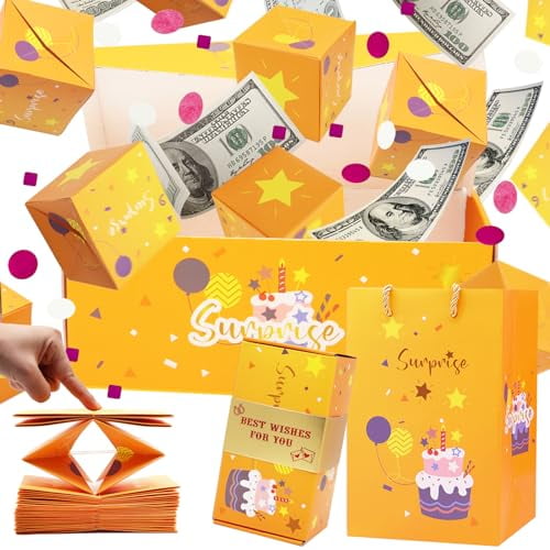 Surprise Gift Box Explosion 10 Bounces Birthday Explosion Gift Box ...