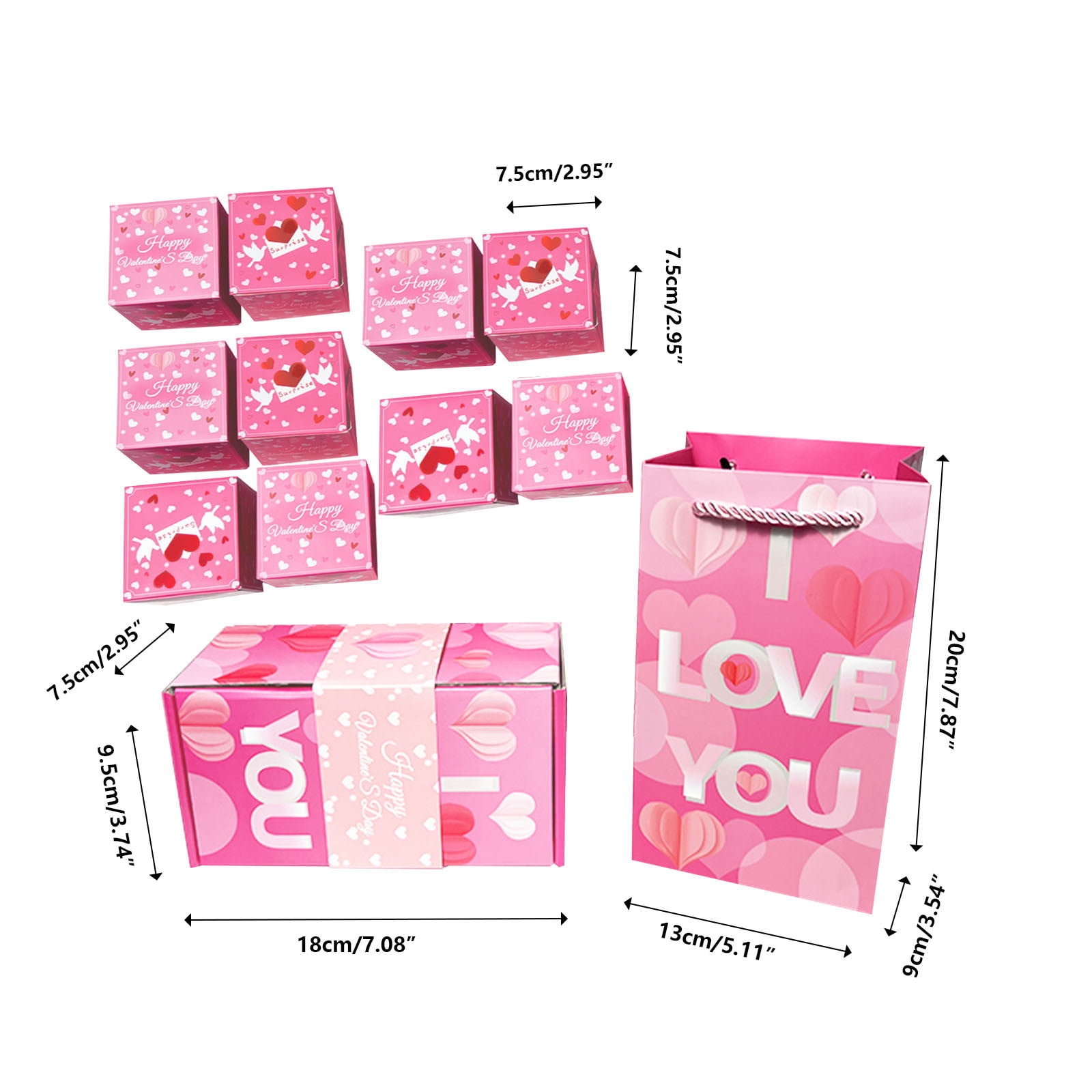 Surprise Gift Box Explosion 2024 Valentine's Day Surprise Gift Boxes,Gift Box Explosion for