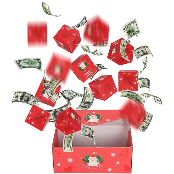 Surprise Gift Box Explosion, Creating the Most Surprising Gift, Merry Christmas Surprise Box Gift Boxes, Surprise Box Gift Box for Money, Folding Bounce Surprise Gift Box