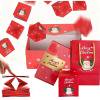 Surprise Gift Box Explosion for Money, 2033 New Christmas Surprise Gift Box, Unique Folding Bouncing Red Envelope Gift Boxes Christmas Money Box for Xmas (Red)