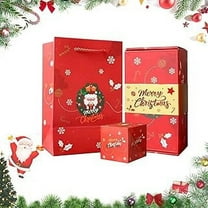 Surprise Gift Box Explosion for Money, Merry Christmas Surprise Box Gift Box Explosion Box with Confetti, Christmas Boxes Explosion Gift Box Cash Money Gift Boxes for Presents, 6 Bouncing Boxes,Red