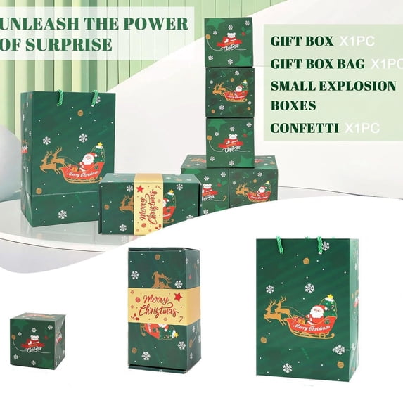 Surprise Gift Box Explosion for Money Set ,2026 Merry Christmas ...
