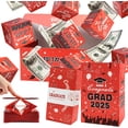 thumbnail image 1 of Surprise Gift Box Explosion for Money, Unique Folding Bouncing Red Envelope Gift Box with Confetti, Cash Explosion Luxury for Birthday Anniversary Valentine Proposal, 1 of 6