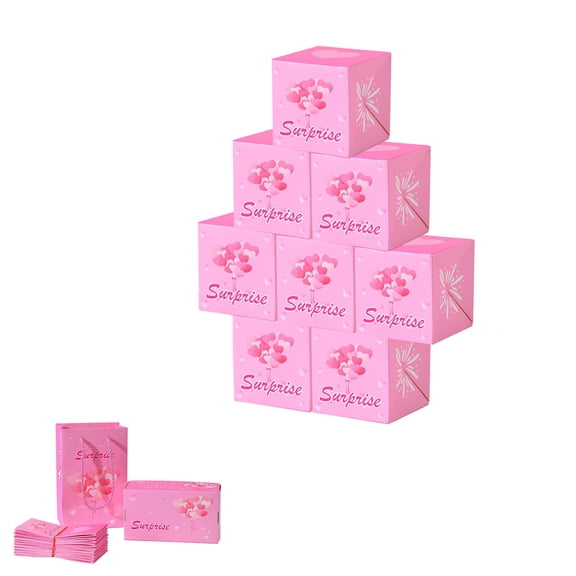 Surprise Gift Box Red Bounce Gift Box Proposal Birthday Jewelry Watch Packaging Creative Pop Up Mechanism Reusable Folding Surprise Presentation Box Romantic Gift Packaging Set