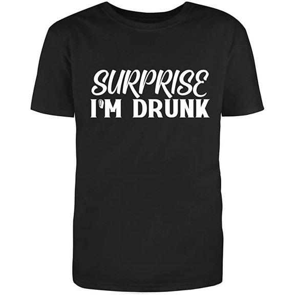 Surprise Im D**** Graphic Novelty Humor Funny T Shirt Black 2X-Large