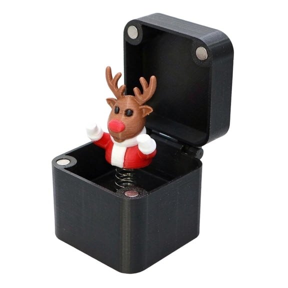 Surprise Pop Up Gift Box Christmas Jack In The Box Toy For Kids Party Game Christmas Stocking And Party Bag And Everyday Home Use For Christmas Home Decoration
