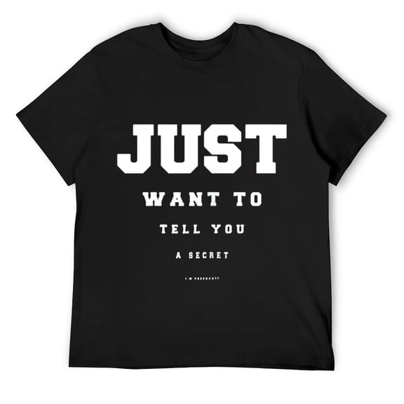 Surprise Pregnancy Announcement tshirt Pregnant Secret Gift Black