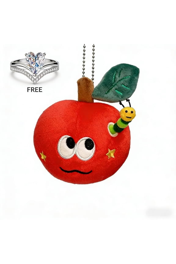 Surprise Red Fruit Keychain Cute Soft Stuffed Pendant Mini Bag Filler Sweet Gift For Girlfriend Wife Holiday Party