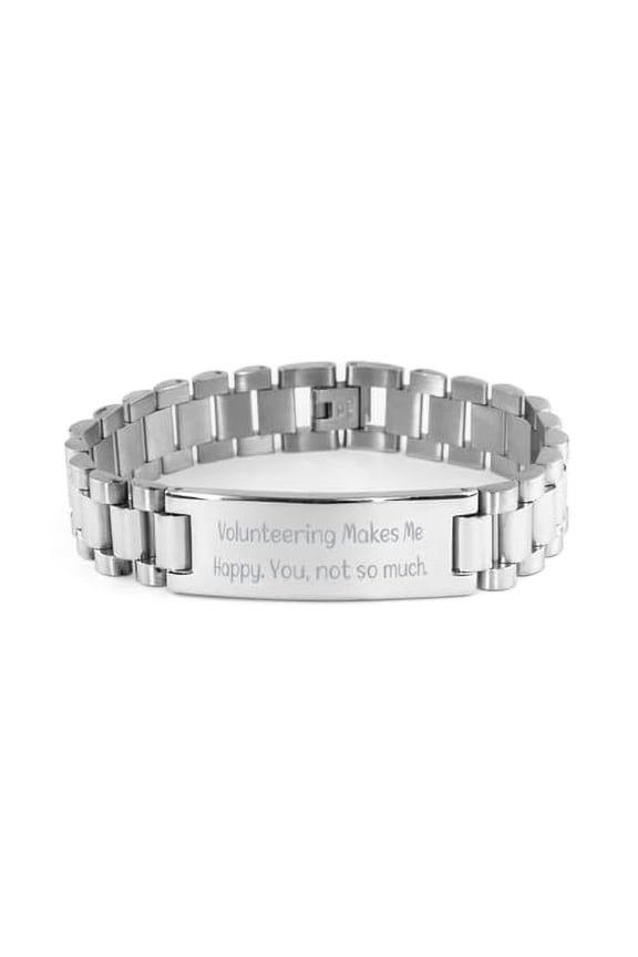 Surprise Volunteering Gifts, Volunteering Makes Me Happy. You, not, Volunteering Ladder Bracelet From Friends, Gifts For Friends, Cheap gifts for volunteers, Affordable volunteer gifts, Inexpensive