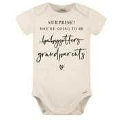 Surprise, Your're Going to be Grandparents Onesie®, Pregnancy Announcement to Grandparents, Pregnancy Reveal, Natural