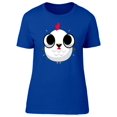 thumbnail image 1 of Surprised Cartoon Chicken T-Shirt Women -Image by Shutterstock, Female Medium, 1 of 2