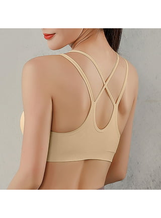 Sexy Lingerie for Women Yoga Vest Tank Corset Tops Sling Bra with Chest Pad  Sports Underwear Shockproof (Color : Beige, Size : Medium) : :  Clothing, Shoes & Accessories