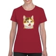 thumbnail image 1 of Surprised Kitten T-Shirt Women -Kayomi Harai Designs, Female 3X-Large, 1 of 4