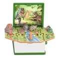 thumbnail image 1 of Surpriseebook 3D Mini Foldable Pop-Up Book Miniature Keychain Dinosaurs World, Decompression Toy Kids Gift, 1 of 4