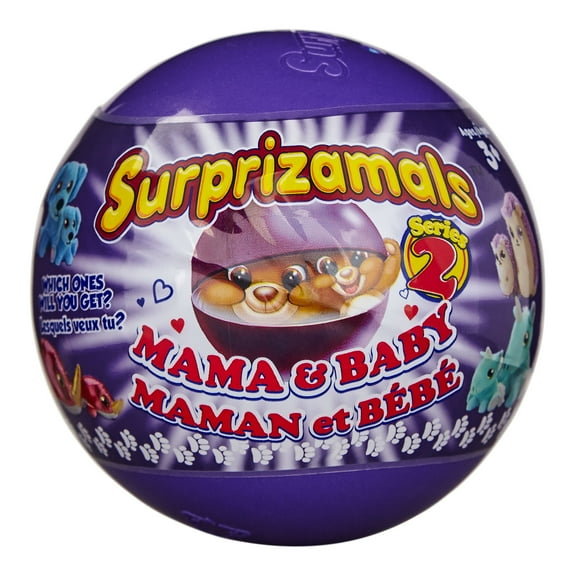 Surprizamals, Mama & Baby - Mystery Balls with 2-Collectible Plush Toys (Series 2)
