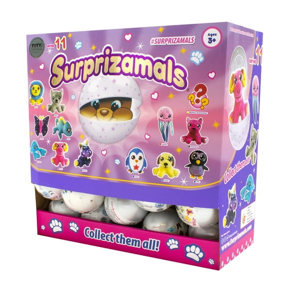 Surprizamals Series 11 Cute Animal Plush Toy Assortment Mystery Pack, For Age 3+, 1 Count