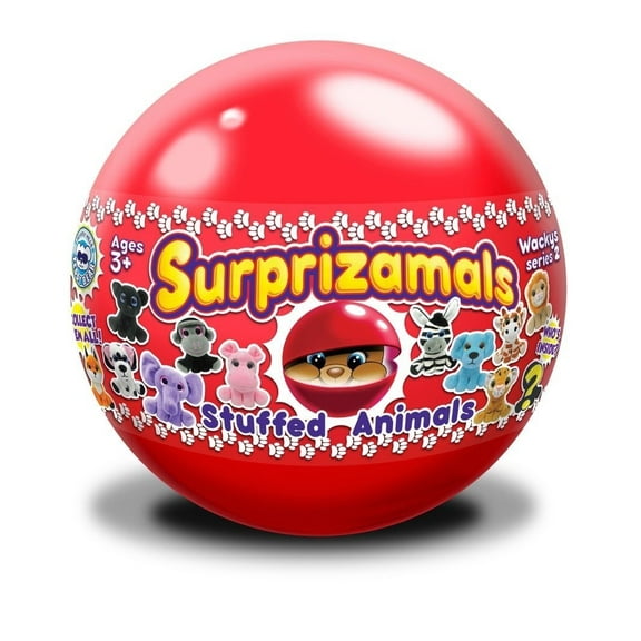 Surprizamals Wackys Series 2- Collectible 4" Surprise Plush- 3 Pack