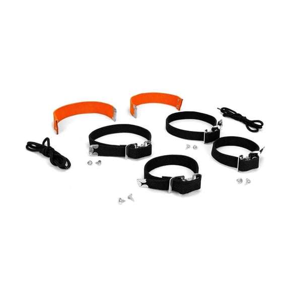 Surpro Stilts Strap Kit With Laces, Orange And Black