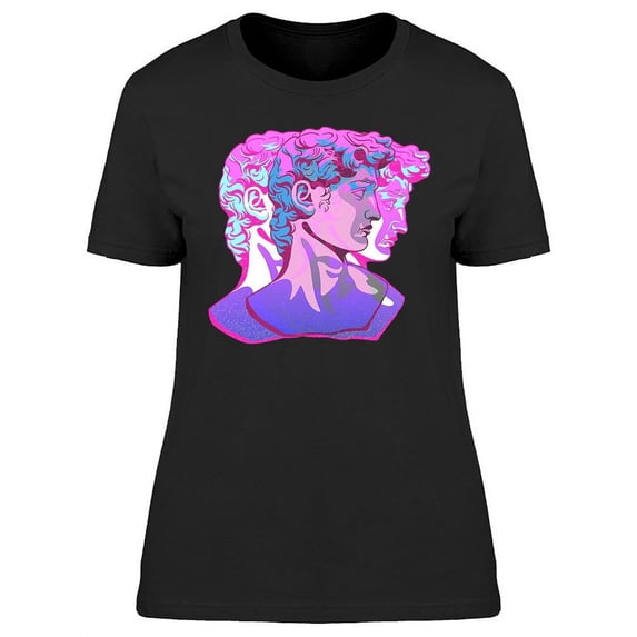 Surreal Colored David Bust T-Shirt Women -Image by Shutterstock, Female 3X-Large