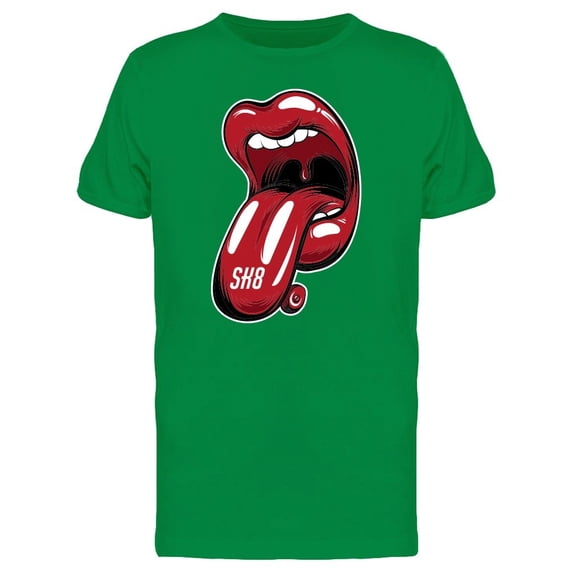 Surreal Colorful Lips Sk8 Skate Tee Men's -Image by Shutterstock
