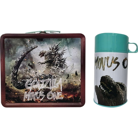 Surreal Entertainment Godzilla Minus One Tin Lunch Box with Beverage Container (Titans Previews Exclusive)