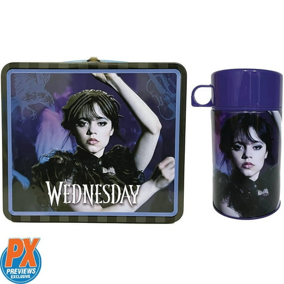Surreal Entertainment Wednesday Dance Tin Titans Previews Exclusive Lunch Box with Beverage Container