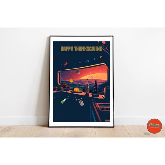 Surreal Moon Sketch Art, Modern Abstract Home Wall Decor Home Decor #5151, 12x18 UNFRAMED