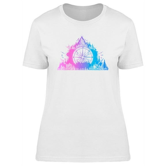 Surreal Mountain Compass T-Shirt Women -Image by Shutterstock, Female x-Large