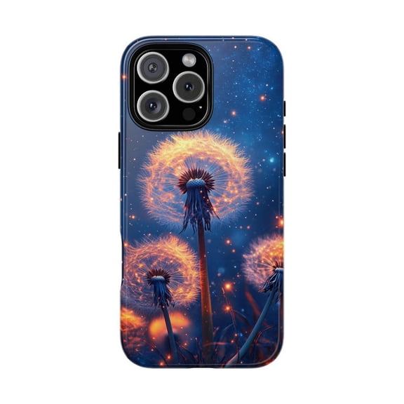 Surreal Sky Dandelion Night Bloom Dreamlike Nature Case for iPhone 17 16 15 14 13 12 11 Pro Max